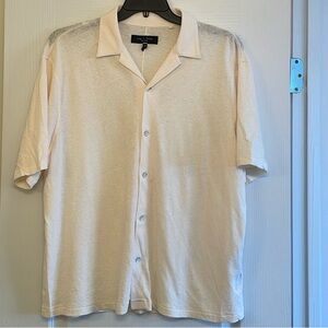 Rag & bone Linen Cotton Mix Shirt